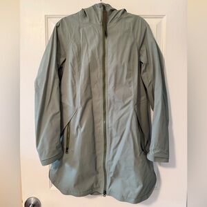Lululemon Green Hooded Rain Jacket